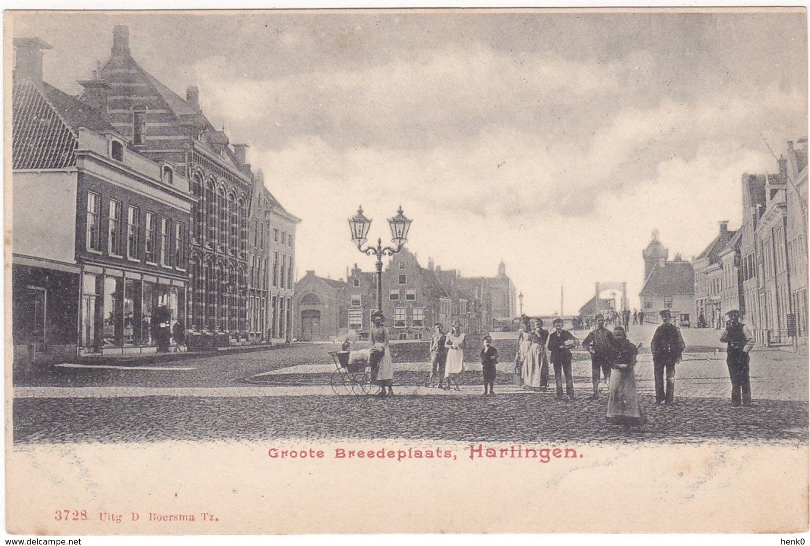 Harlingen Groote Breedeplaats Postkantoor VN1859 - Harlingen