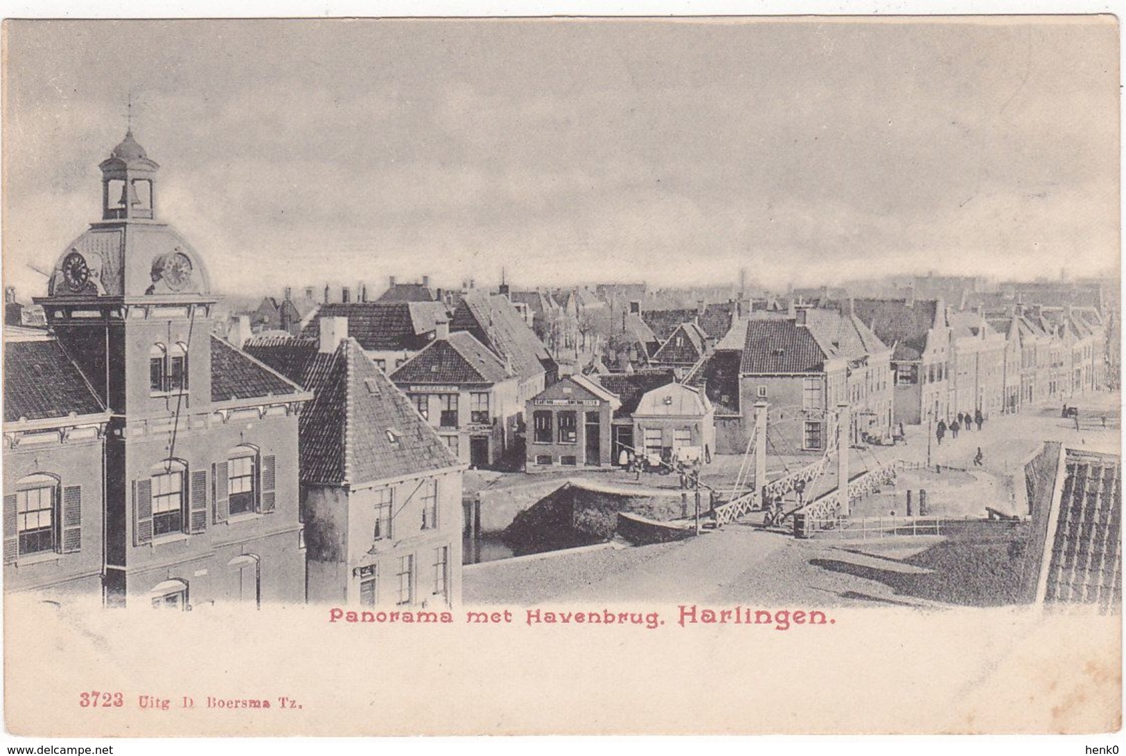 Harlingen Panorama Met Havenbrug VN1860 - Harlingen