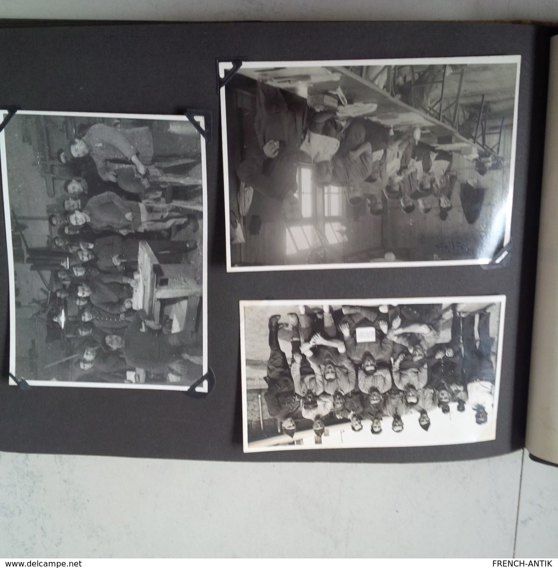 ALBUM MILITARIA GUERRE ET CAPTIVITE CAMP STARGARD IM POMMERN 1940 SCENE DE VIE THEATRE DONT TRAVESTIE CIMETIERE SPORT