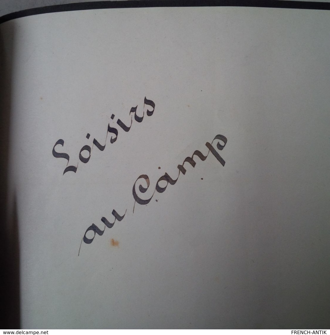 ALBUM MILITARIA GUERRE ET CAPTIVITE CAMP STARGARD IM POMMERN 1940 SCENE DE VIE THEATRE DONT TRAVESTIE CIMETIERE SPORT