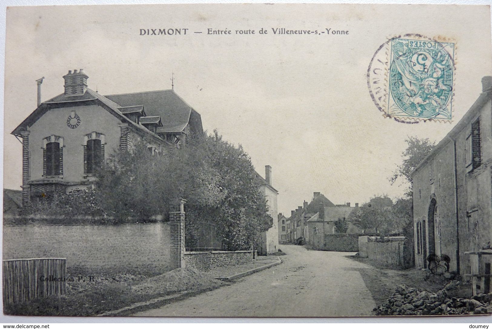 ENTRÉE ROUTE DE VILLENEUVE Sur YONNE - DIXMONT - Dixmont