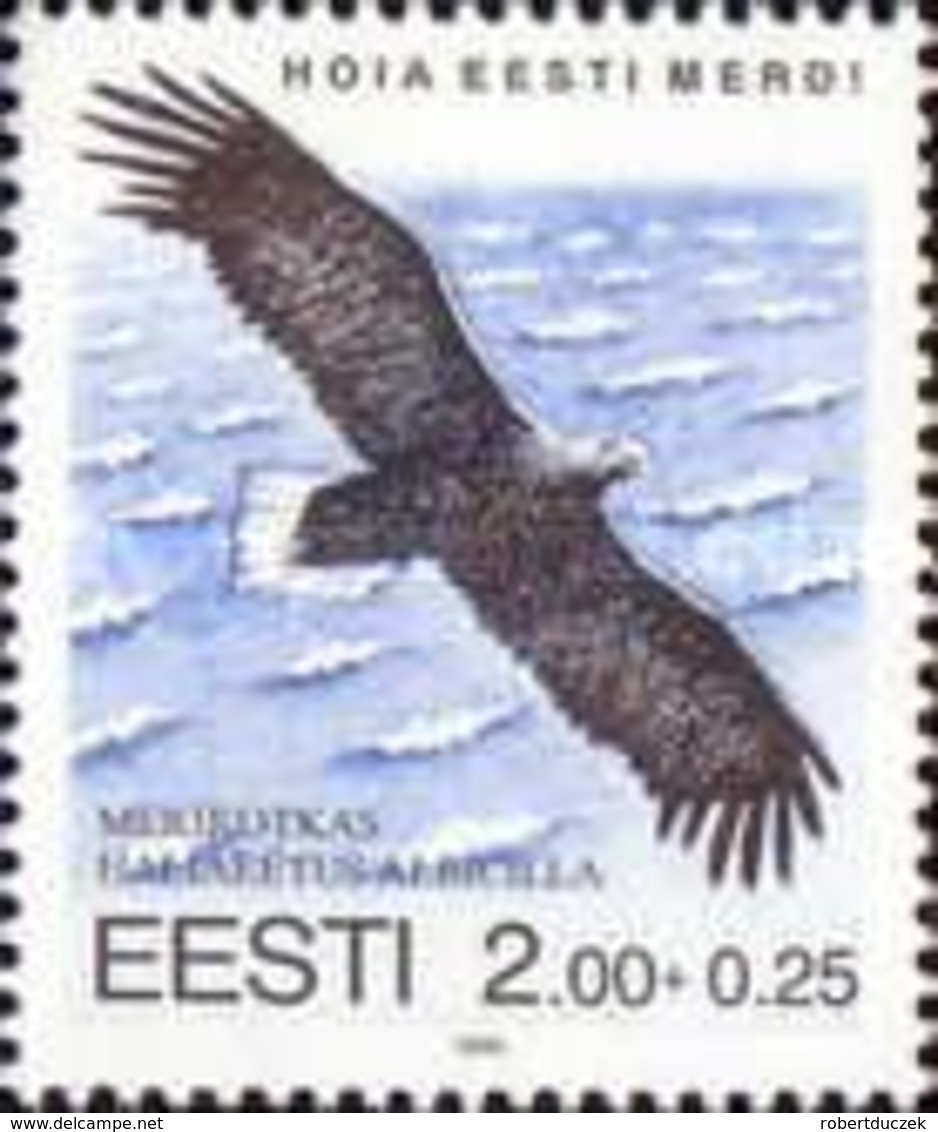 Estonia. Estland. 1995 Birds - Charity For Keeping The Estonian Sea Clean. Fauna . Mi 258. MNH**. - Estland