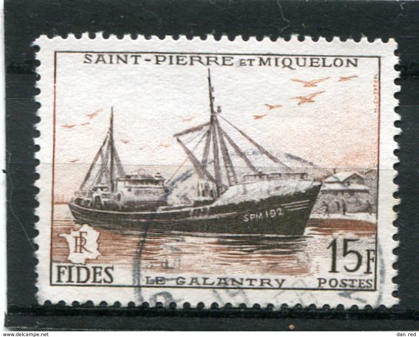 SAINT-PIERRE ET MIQUELON  N°  352   (Y&T)  (Oblitéré) - Gebruikt