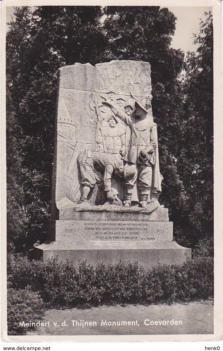 Coevorden Monument Meindert V.d. Thijnen F22 - Coevorden