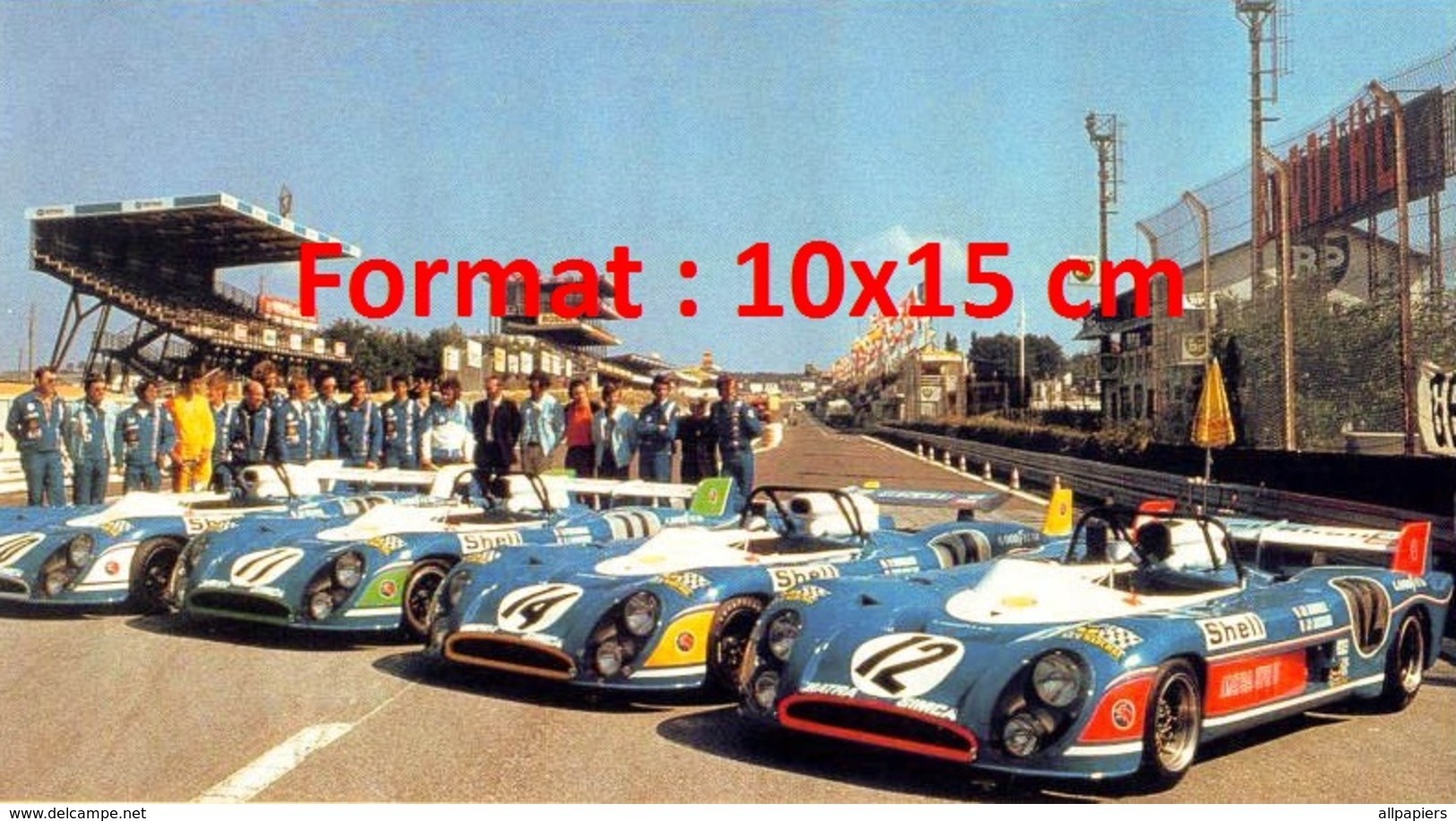 Reproduction D'une Photographie De Matra MS 670 Aux 24 Heures Du Mans De 1973 - Other & Unclassified