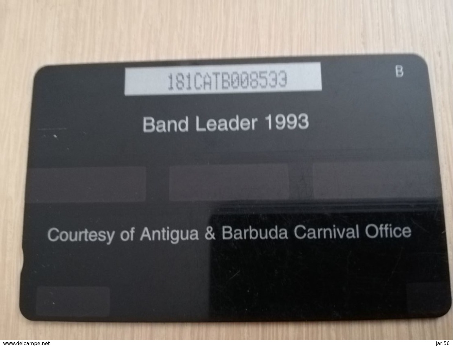 ANTIGUA & BARBUDA $ 10  BAND LEADER 1993    ANT-181B  CONTROL NR: 181CATB     NEW C&W LOGO **2583** - Antigua And Barbuda