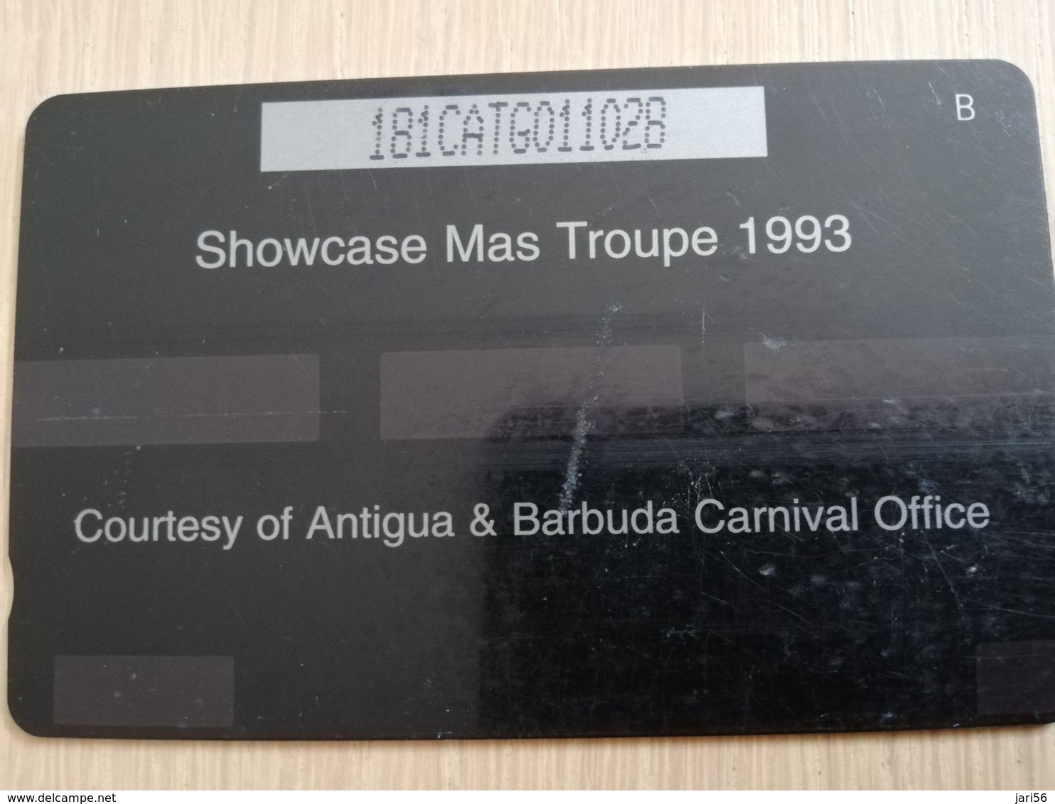 ANTIGUA & BARBUDA $ 40  SHOWCASE MAS TROUPE 1993    ANT-181G  CONTROL NR: 181CATG     NEW C&W LOGO **2588** - Antigua U. Barbuda