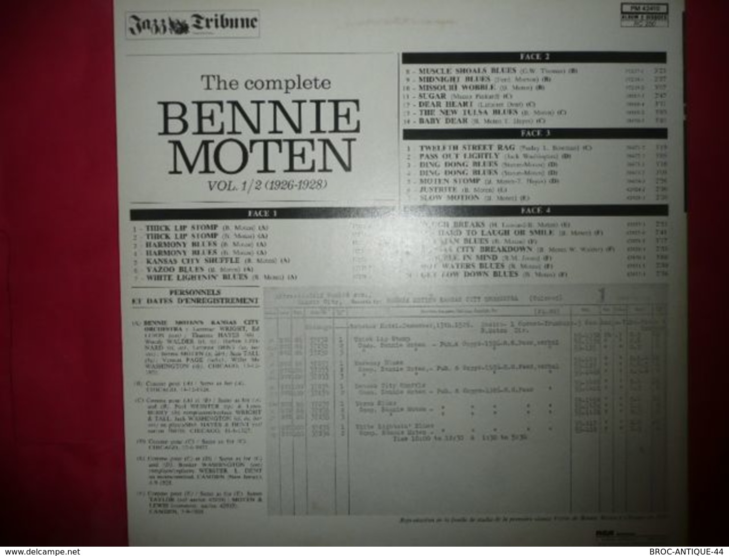 LP33 N°5057 - BENNIE MOTEN - 2 LP'S - PM 42410 - Jazz