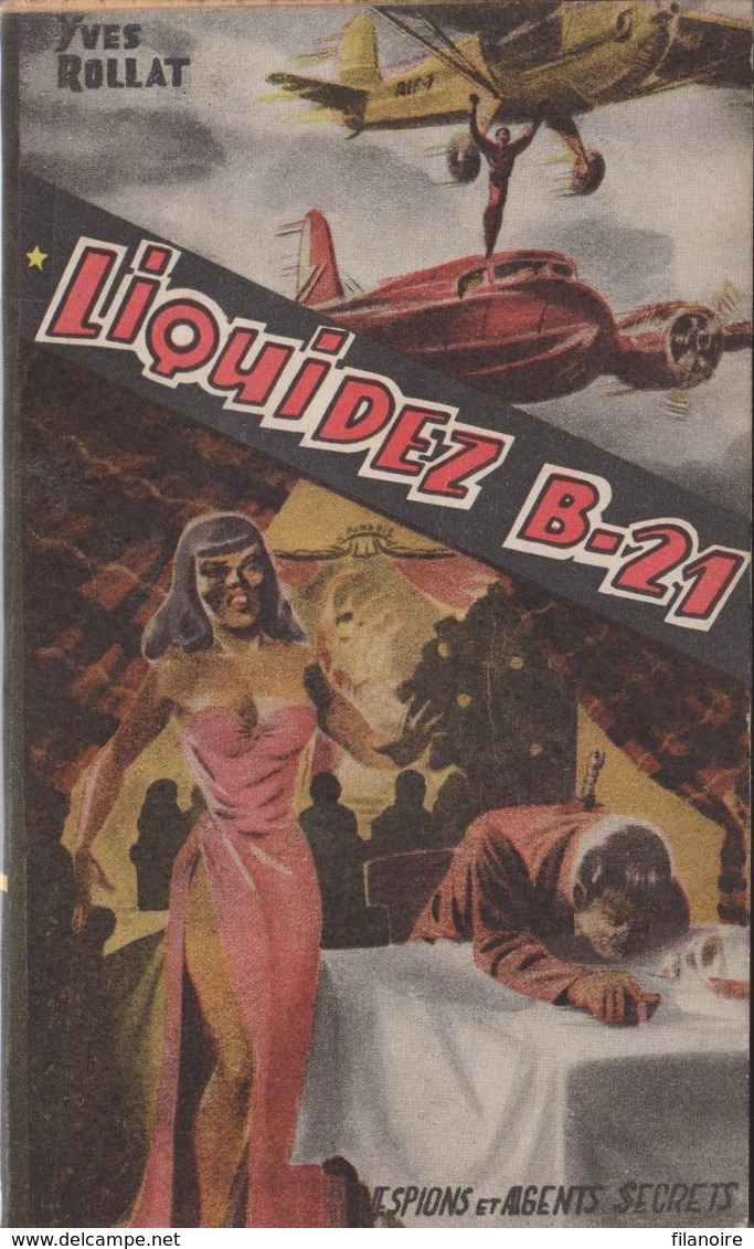 Yves ROLLAT Liquidez B-21 Le Trotteur Espions Et Agents Secrets (EO, 1952) - Trotteur