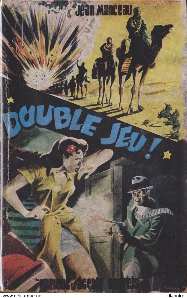 Jean MONCEAU Double Jeu Coll. Espions Et Agents Secrets (EO, 1952) - Trotteur