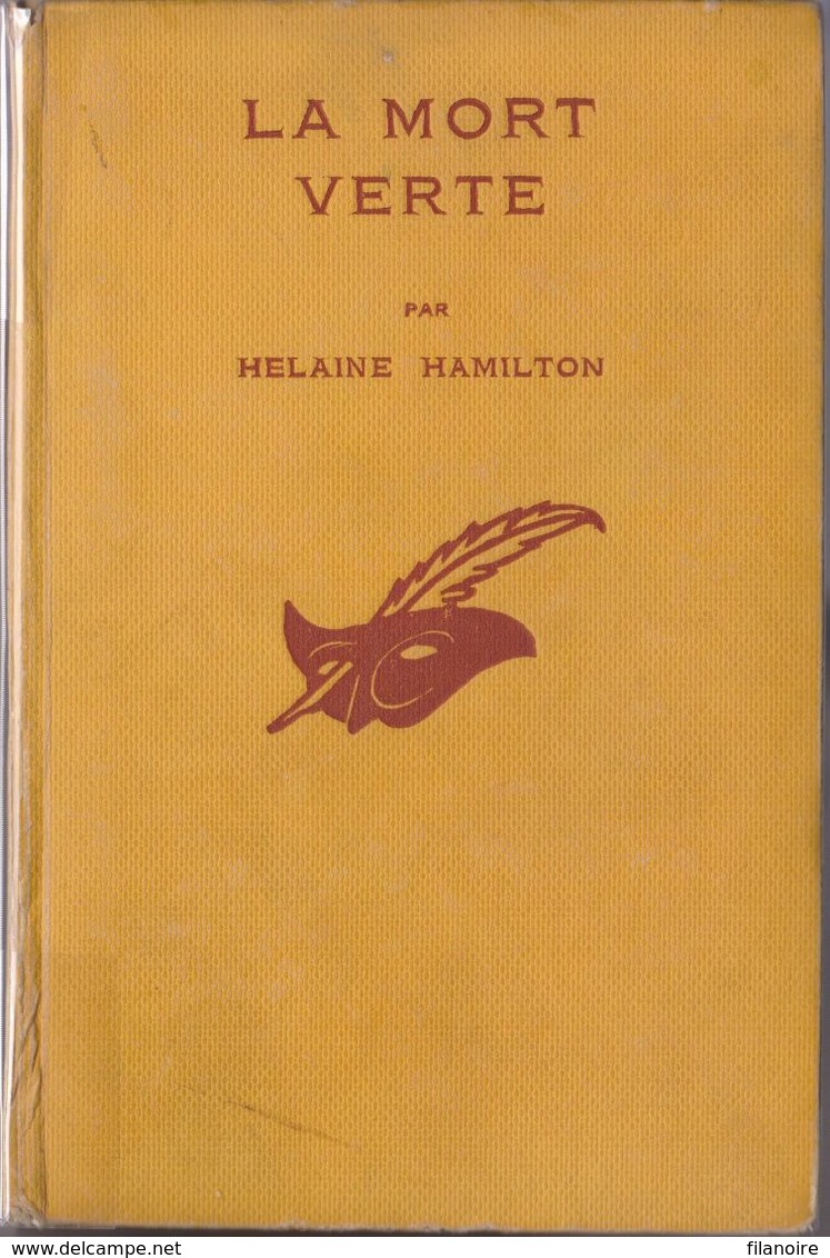 Elaine HAMILTON La Mort Verte Le Masque N°181 (EO, 1935) - Le Masque