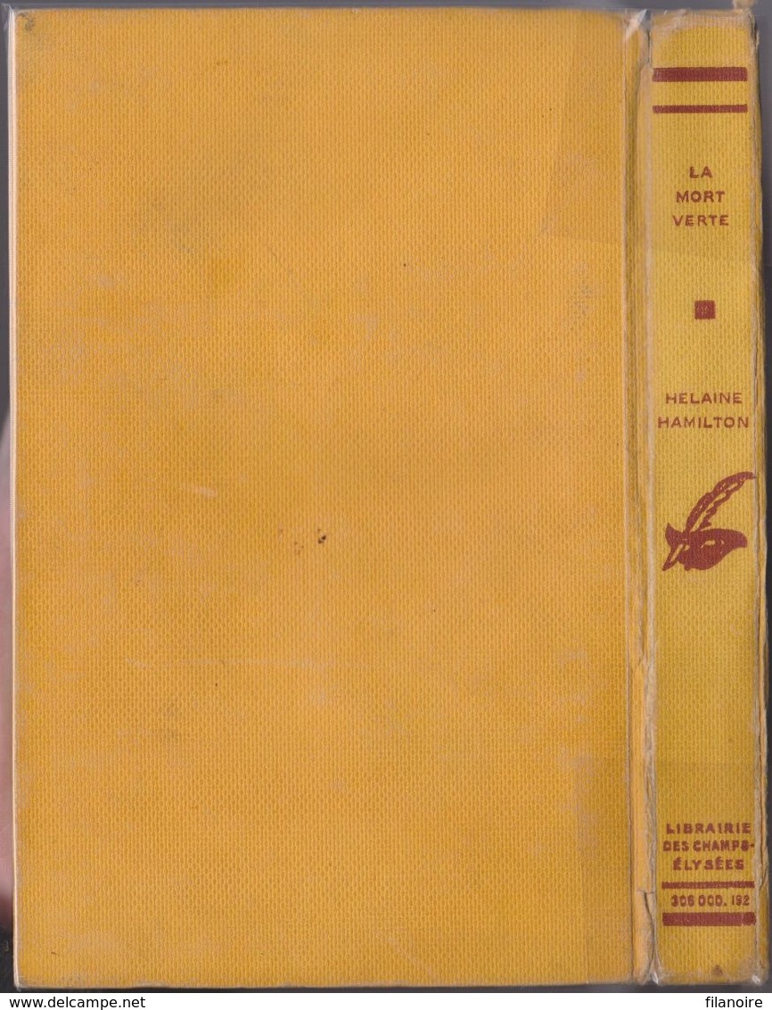 Elaine HAMILTON La Mort Verte Le Masque N°181 (EO, 1935) - Le Masque