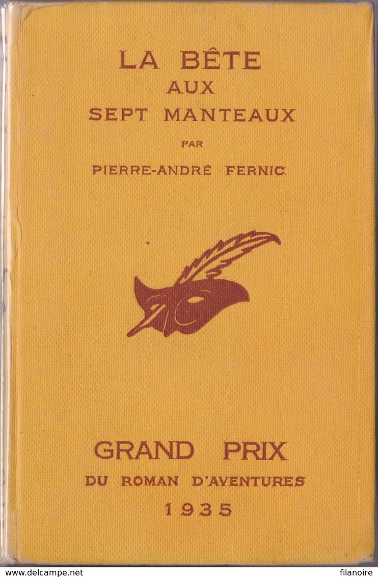 Pierre-André FERNIC La Bête Aux Sept Manteaux Le Masque N°180 (EO, 1935) - Le Masque