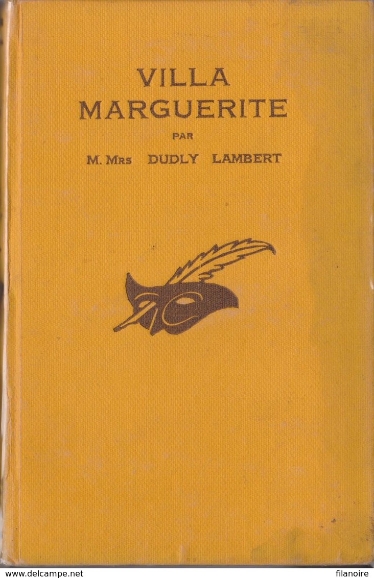 Rosa Et Dudley LAMBERT Villa Marguerite Le Masque N°112 (EO, 1932) - Le Masque