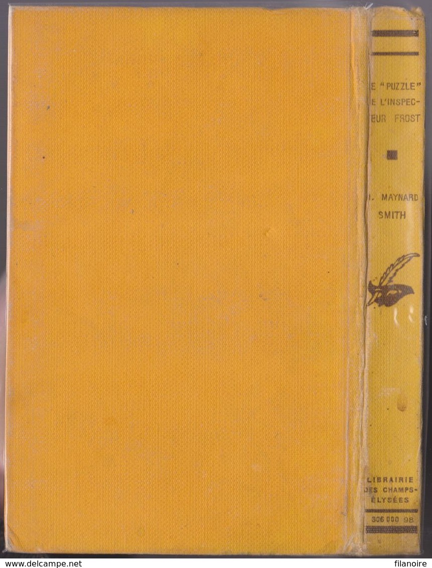 H. Maynard SMITH Le Puzzle De L’inspecteur Frost Le Masque N°93 (EO, 1931) - Le Masque