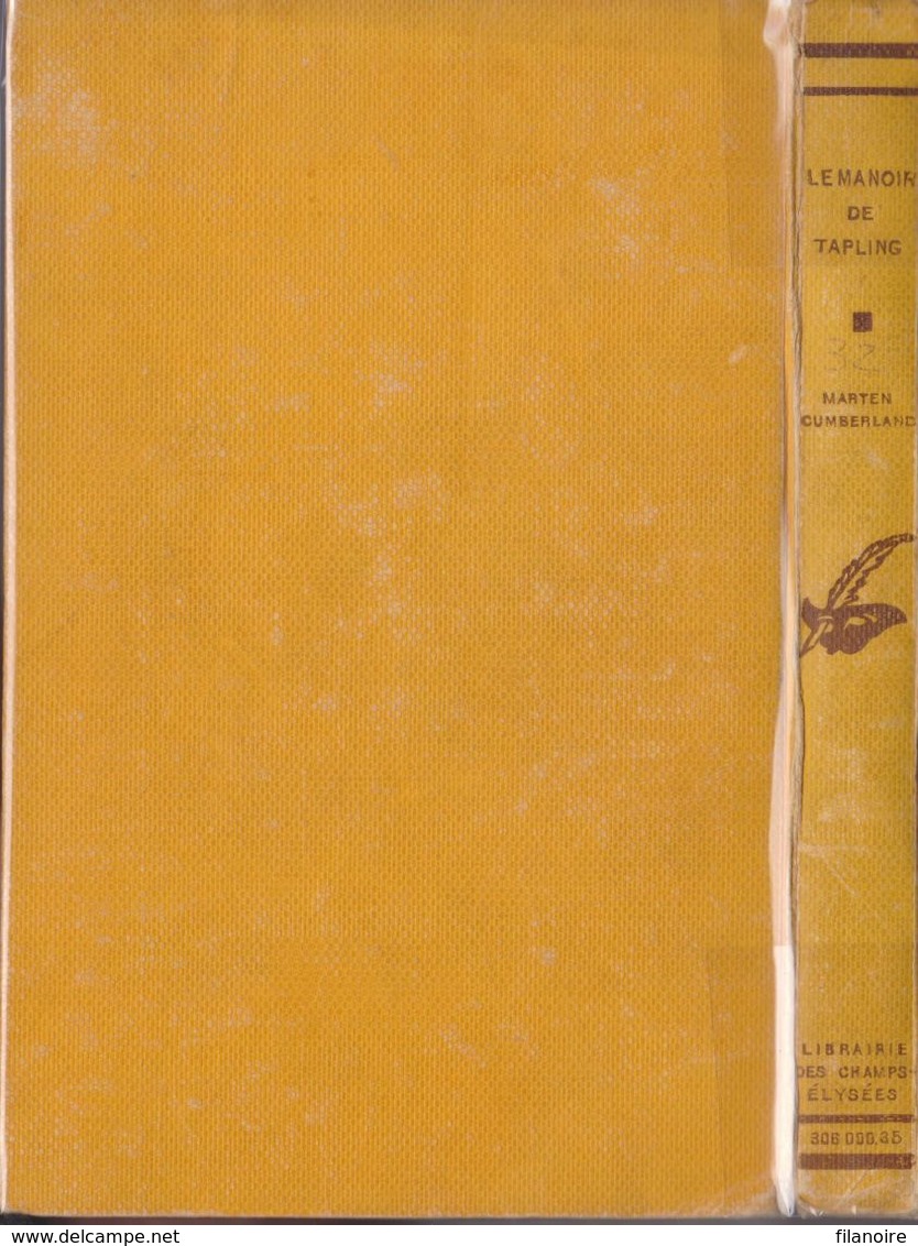 Marten CUMBERLAND Le Manoir De Tapling Le Masque N°32 (EO, 1929) - Le Masque