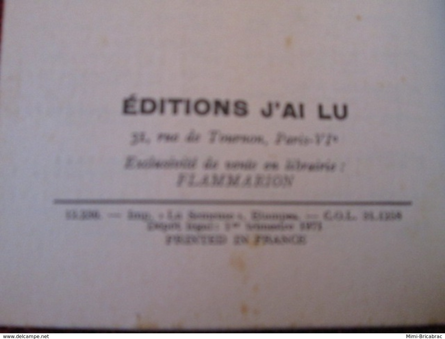 POL2013/1 : ANTHONY MORTON / J'AI LU N°385  / NOCES POUR LE BARON  édition De 19?? - J'ai Lu