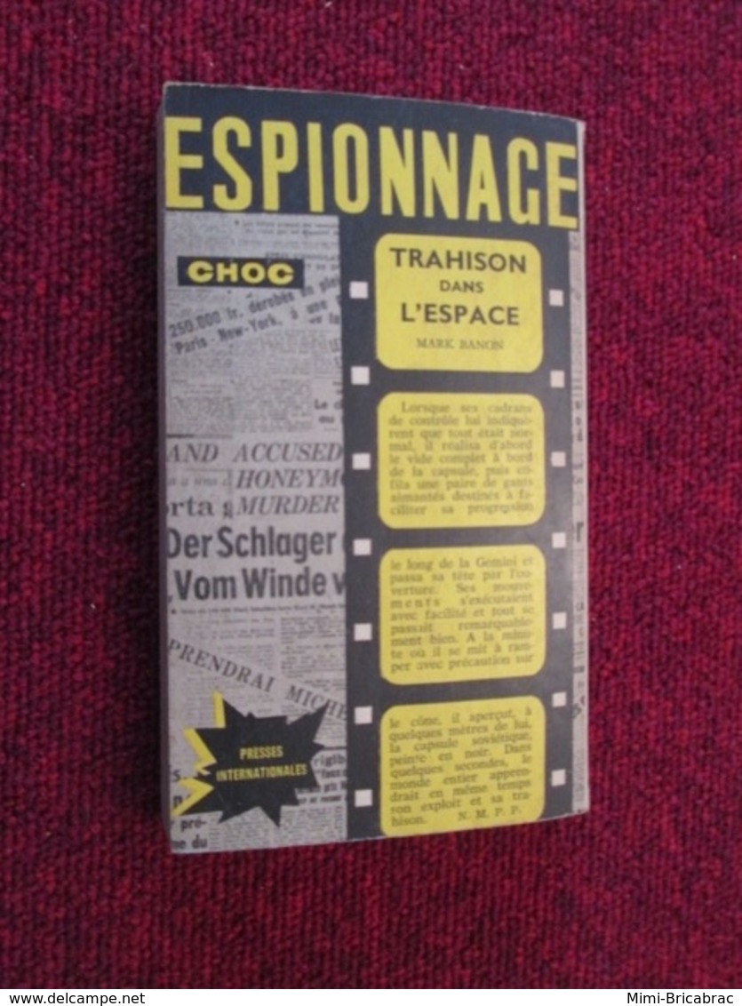 POL2013/1  : ESPIONNAGE PRESSES INTERNATIONALES N°20 / TRAHISON DANS L'ESPACE / 196? EDITION ORIGINALE - Old (before 1960)