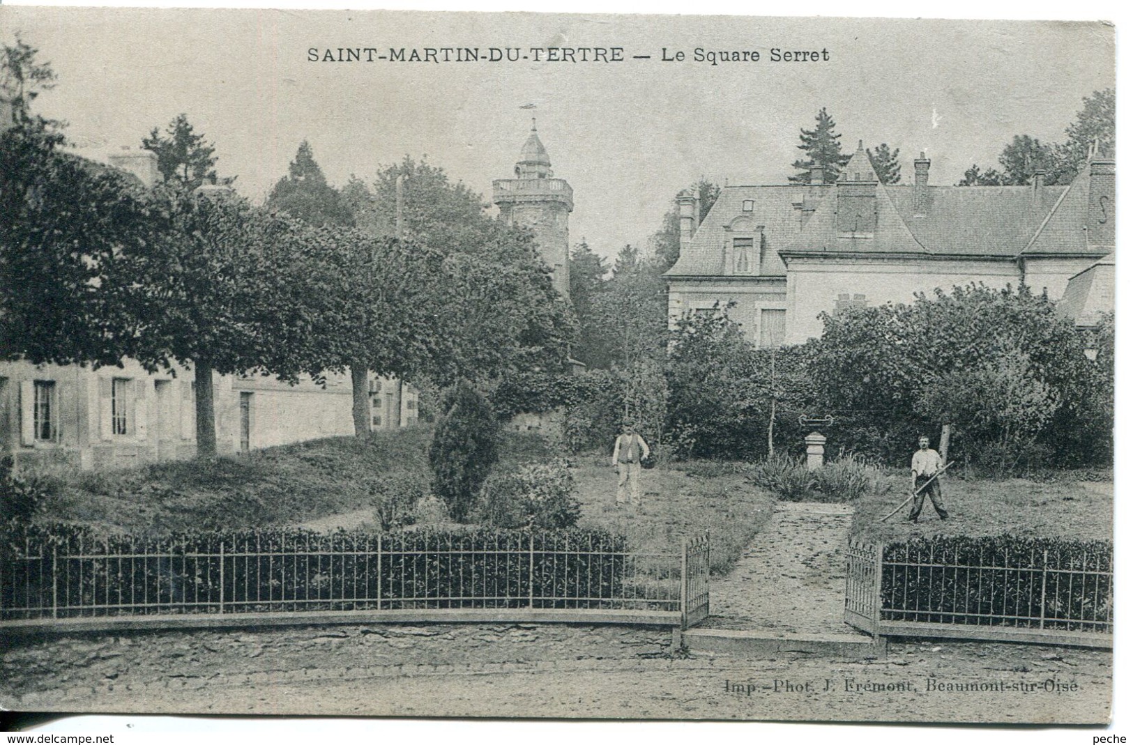 N°1606 R -cpa Saint Martin Du Tertre -le Square Serret- - Saint-Martin-du-Tertre