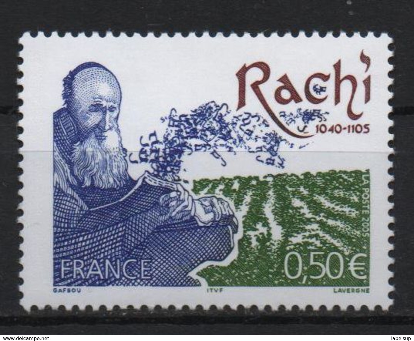 Timbre Neuf De 2005 N° 3746 Rachi - Unused Stamps