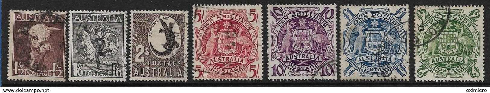 AUSTRALIA 1948 - 1950 SET SG 223/224d FINE USED Cat £21 - Used Stamps