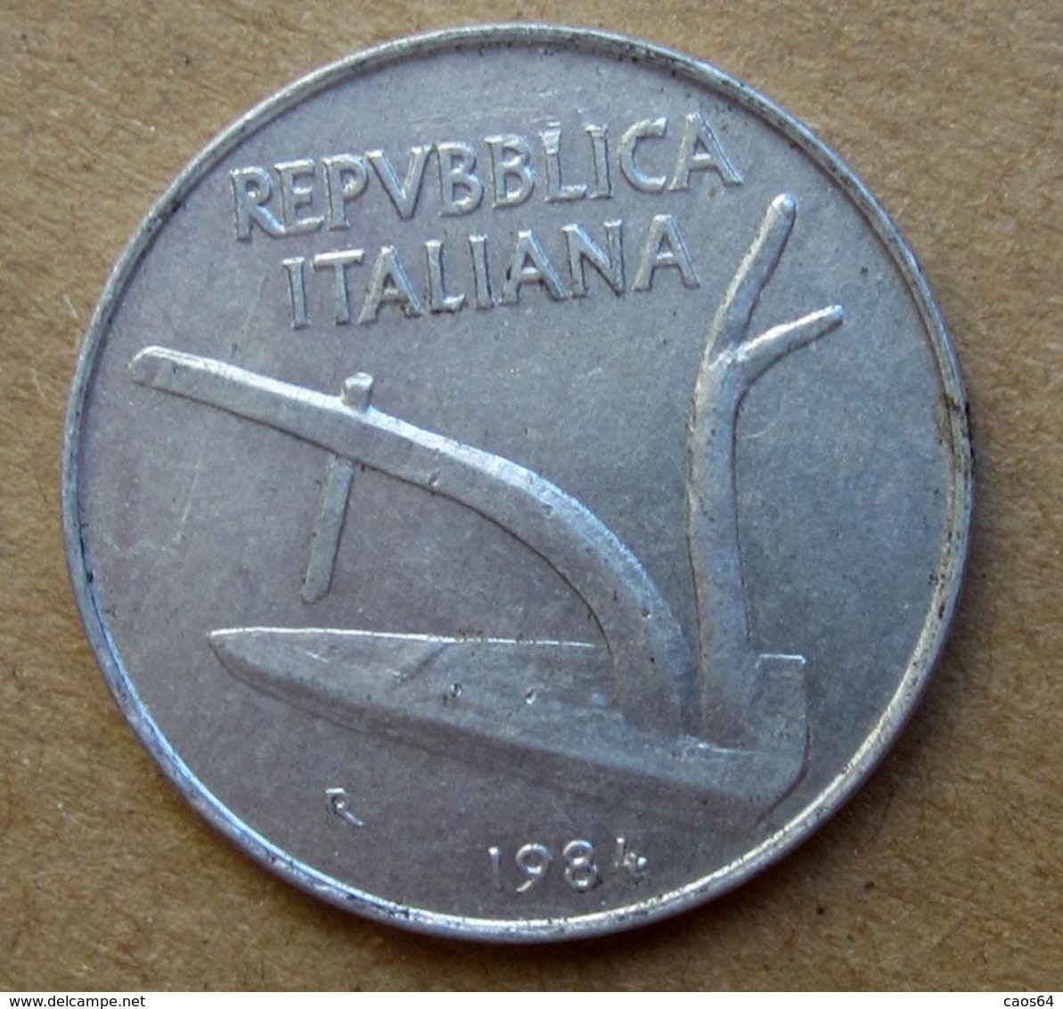 1984 R - ITALIA 10 Lire Aratro / Spighe - Circolata - 10 Lire