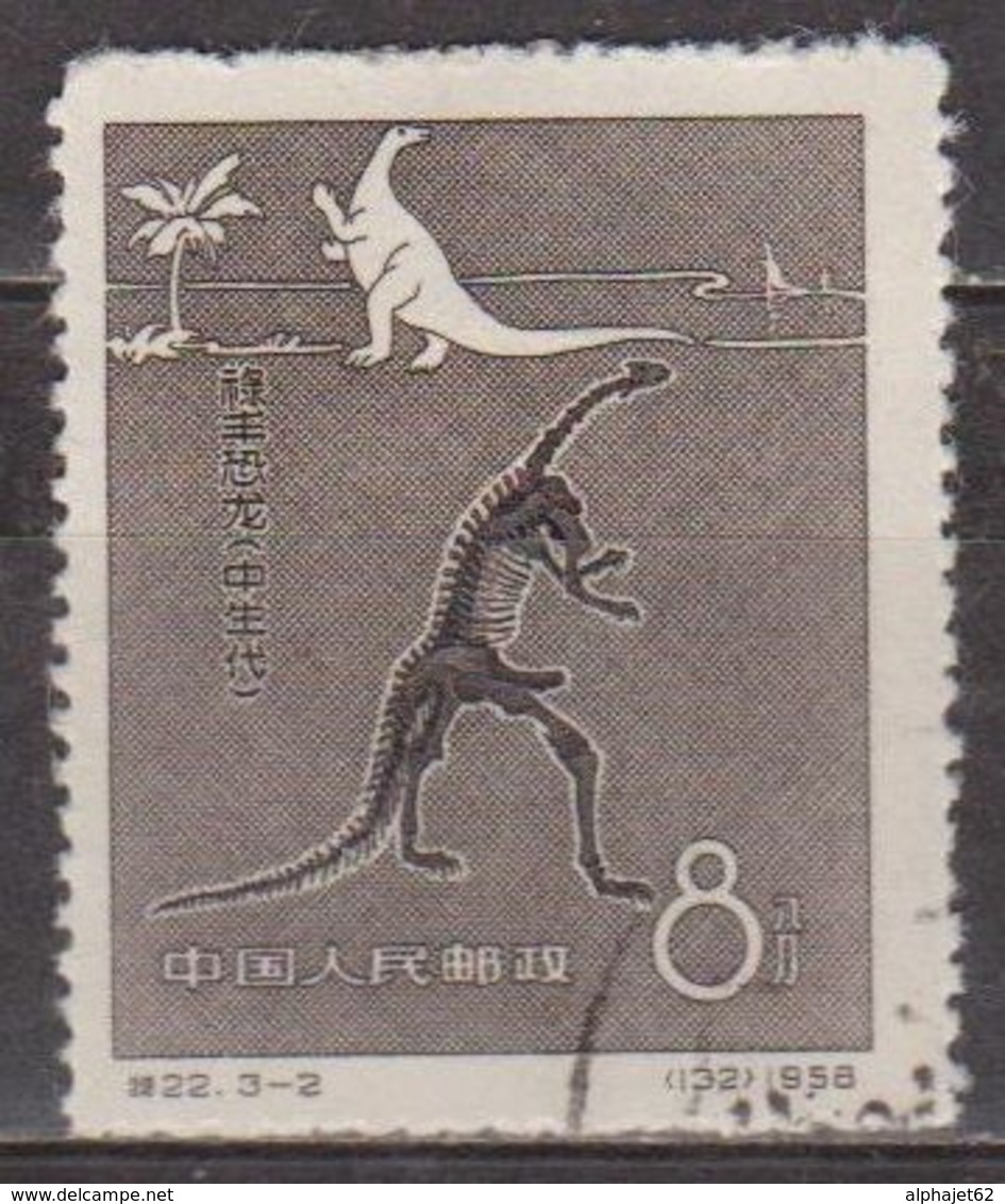 Faune Préhistorique - CHINE - Dinosaure De Lu-Feng - N° 1128 - 1958 - Used Stamps