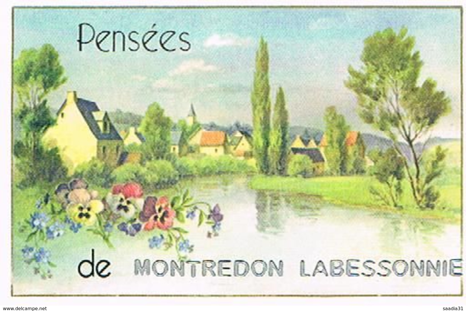 81 PENSEES  DE   MONTREDON LABESSONNIE   CPM  TBE  81-1 - Montredon Labessonie