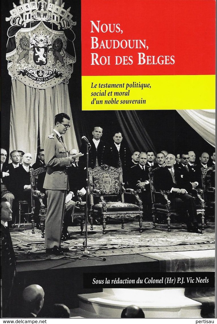 Koning Boudewijn 2 Delen Frans-Nederlands-Engels- Politiek Testament - Histoire