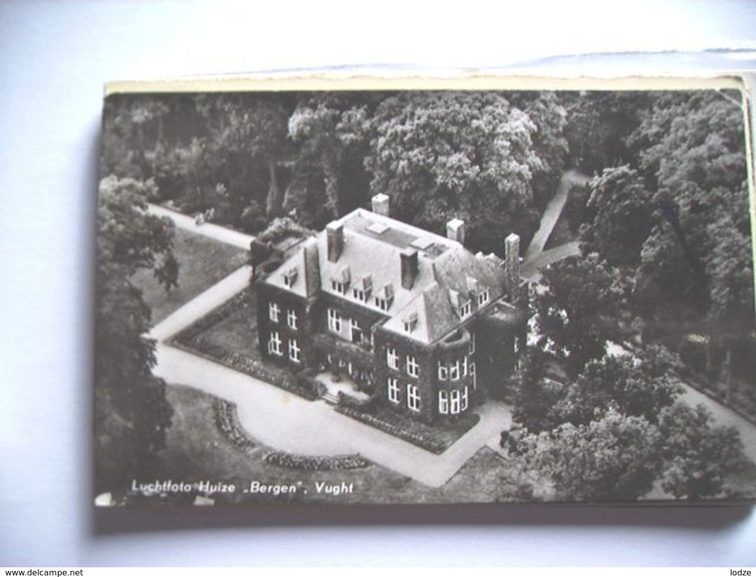 Nederland Holland Pays Bas Vught Met Luchtfoto Huize Bergen 1958 - Vught