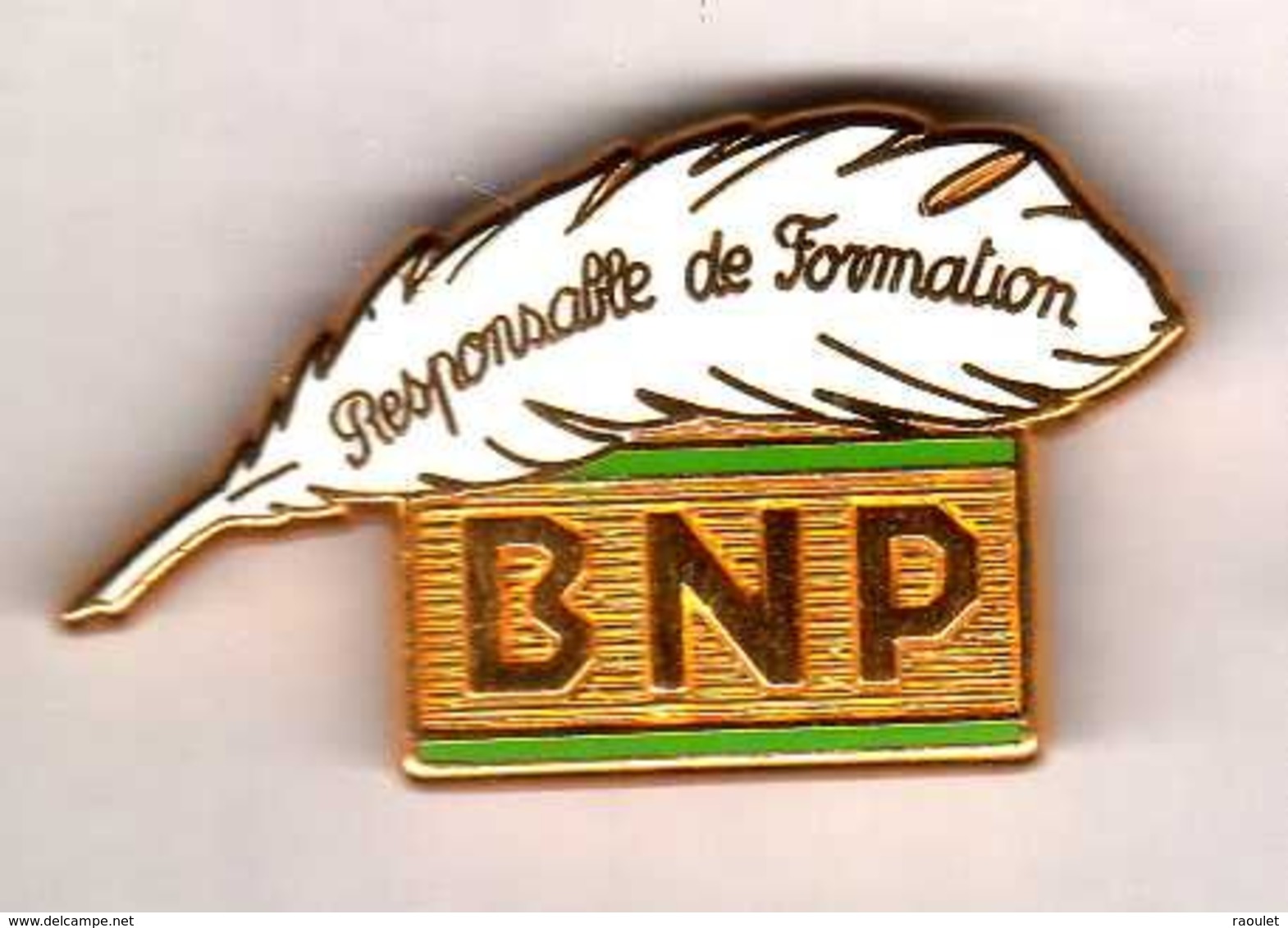 Pin's BNP Responsable Formation Zamac Ballard - Banques