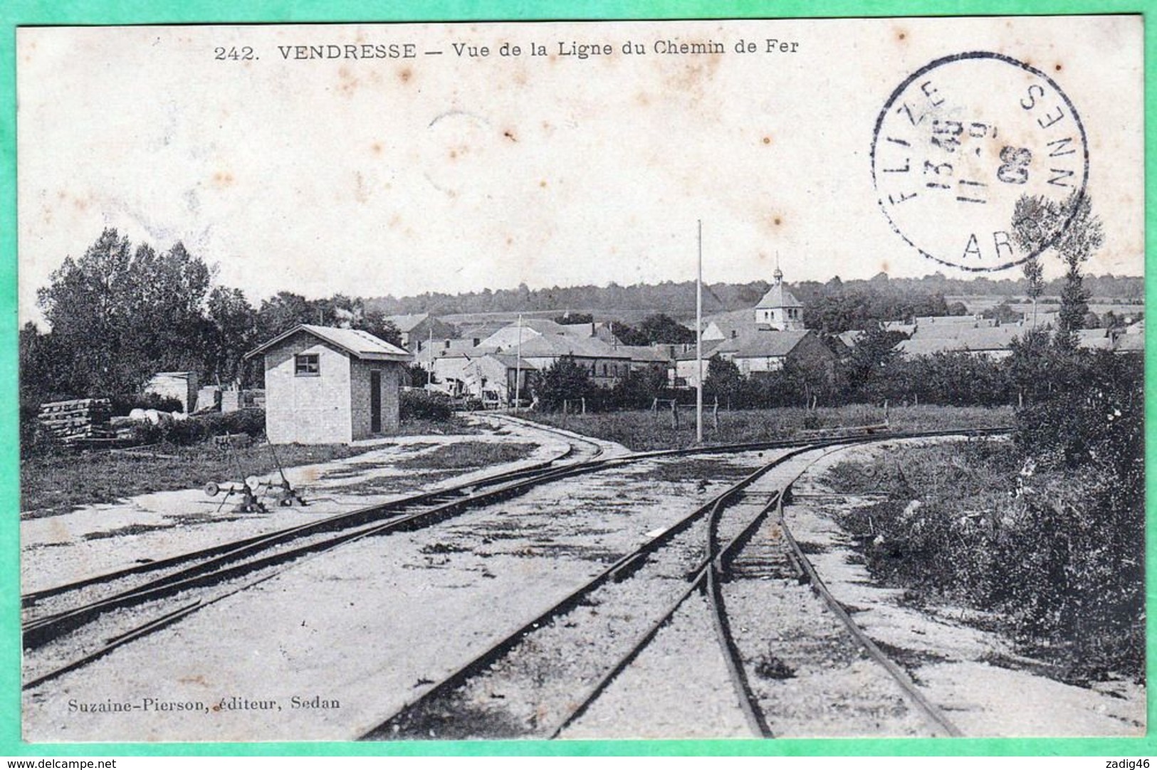 242 - VENDRESSE - VUE DE LA LIGNE DU CHEMIN DE FER - Otros & Sin Clasificación