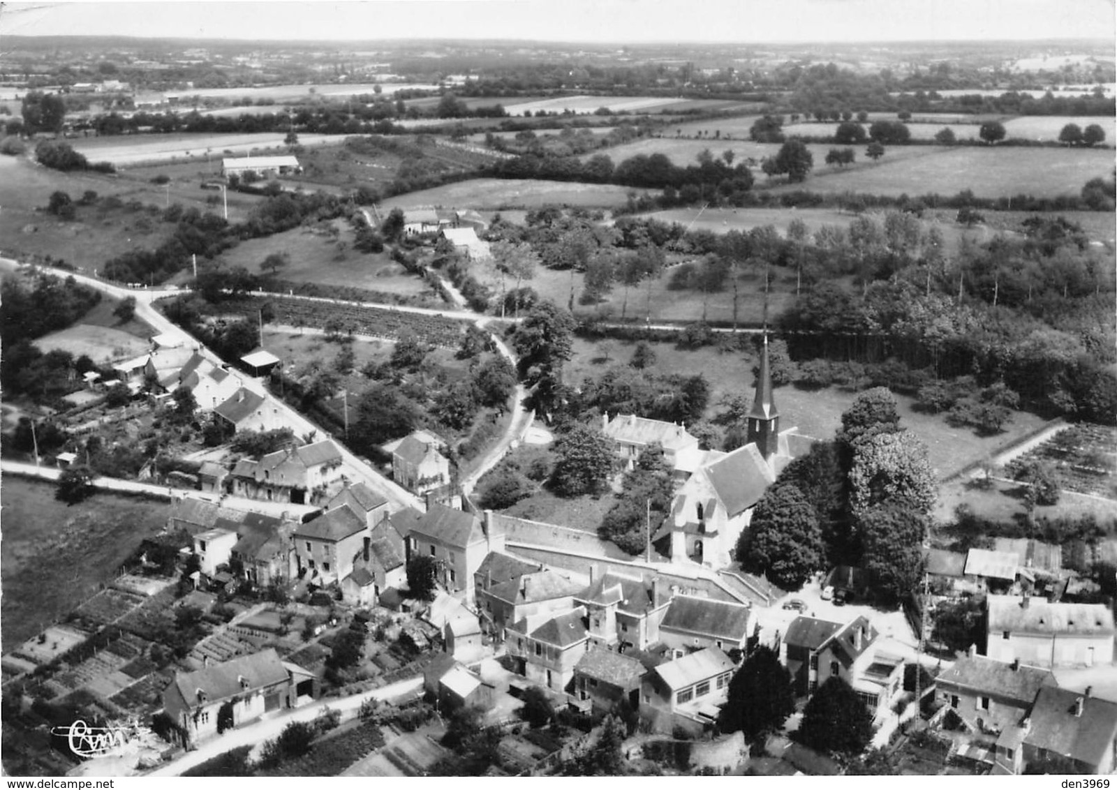 BEAUMONT-PIED-de-BOEUF - Vue Aérienne - Philatélie Cachet En Pointillés - Sonstige & Ohne Zuordnung