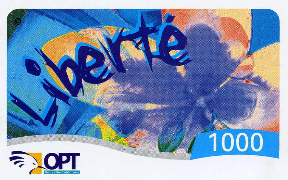 Telecarte De Nouvelle Caledonie Liberté 1000 Date Limite D'initialisation 31/12/2004 - Nueva Caledonia