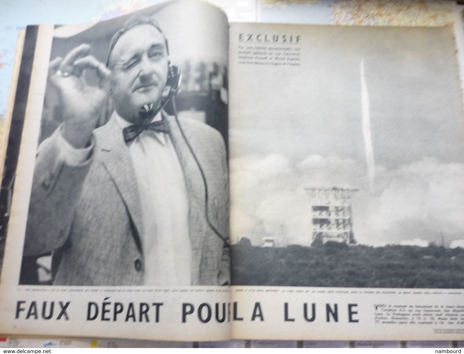 Paris Match N°489 23 Août 1958 Objectif Lune à Cape Canaveral / Le Nautilus Sous-marin Atomique - General Issues