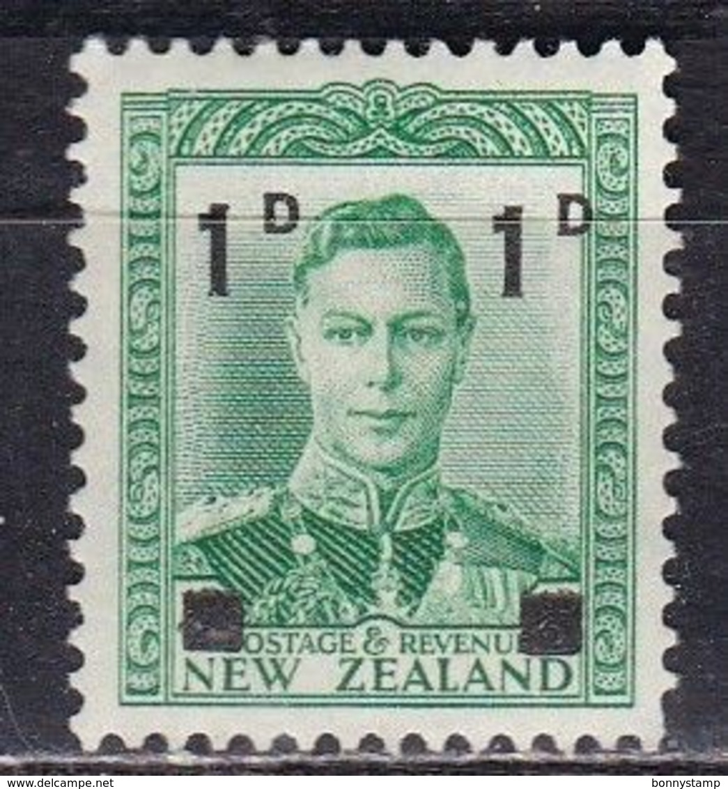 Nuova Zelanda, 1941 - 1p On 1/2p King George VI, Overprint - Nr.242 MNH** - Neufs