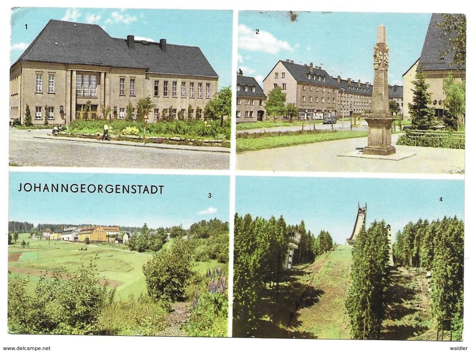 9438  JOHANNGEORGENSTADT  -  MEHRBILD  1970 - Johanngeorgenstadt
