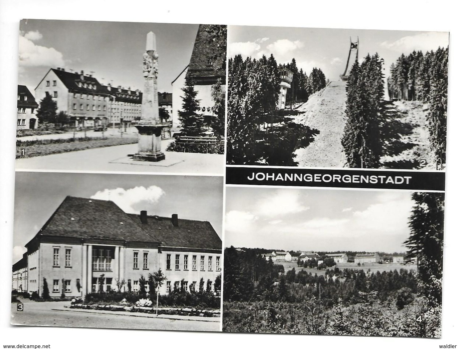 9438  JOHANNGEORGENSTADT  -  MEHRBILD  1972 - Johanngeorgenstadt