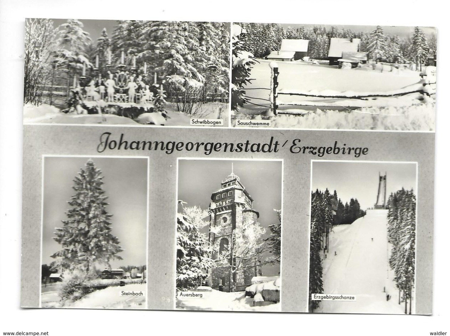 9438  JOHANNGEORGENSTADT  -  MEHRBILD  1974 - Johanngeorgenstadt