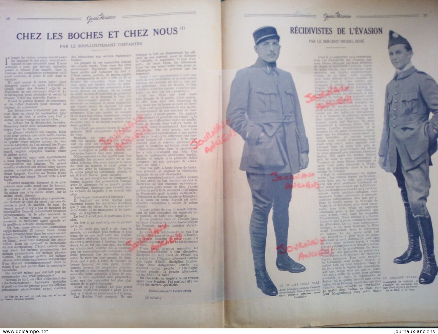 1919 LA GUERRE AÉRIENNE ILLUSTRÉE N° 113 - DEUX HÉROS DISPARUS - COMMANDANT DE GOYS - L'AVIATION APRÉS LA GUERRE