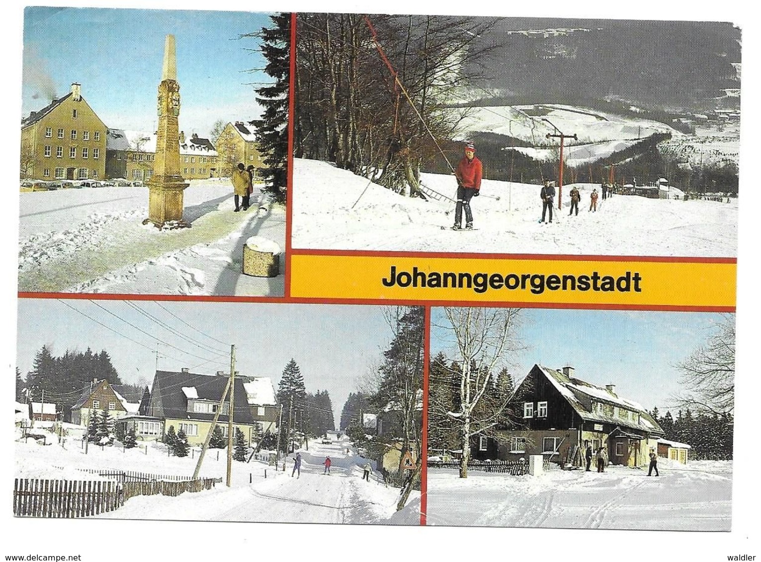 9438  JOHANNGEORGENSTADT  -  MEHRBILD  1987 - Johanngeorgenstadt