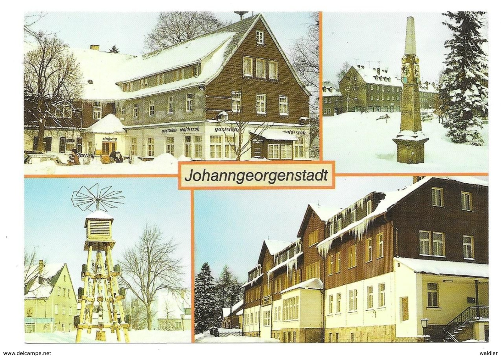 9438  JOHANNGEORGENSTADT  -  MEHRBILD  1990 - Johanngeorgenstadt