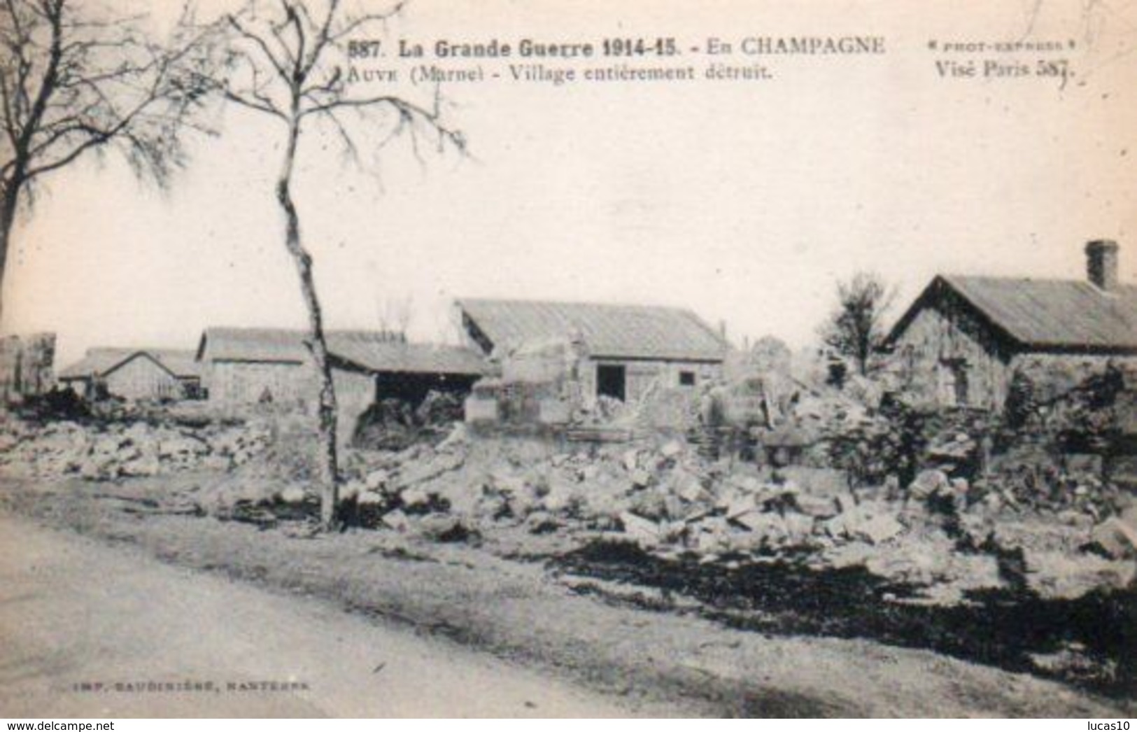 10 Cartes  De La Grande Guerre 1914 1915  En Champagne - 5 - 99 Postkaarten