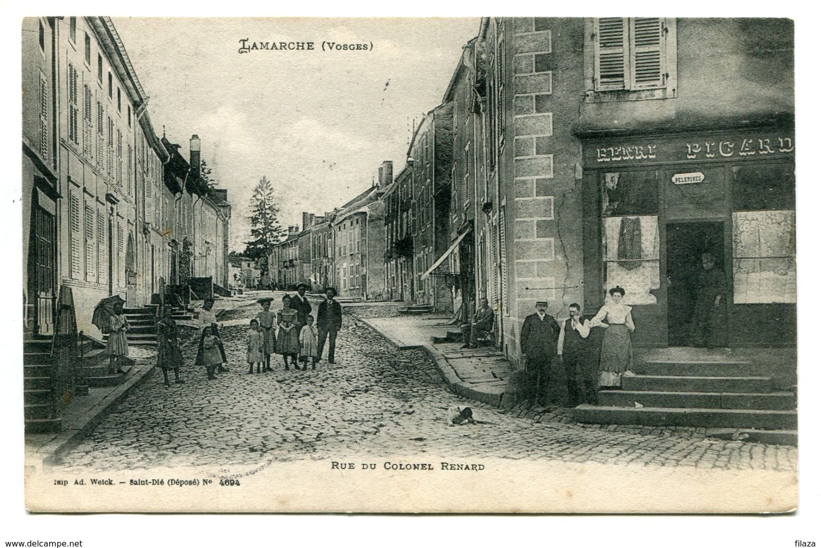 88 - Vosges - Lamarche Rue Du Colonel Renard (N0760) - Lamarche