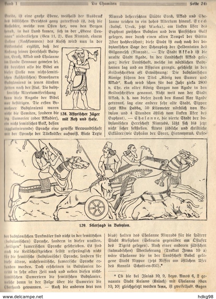 ZXB 1911 Die Heilige Schrift. Geschichte Des Alten Bundes. 2. Lieferung, 1. Band - 1911 - Judentum