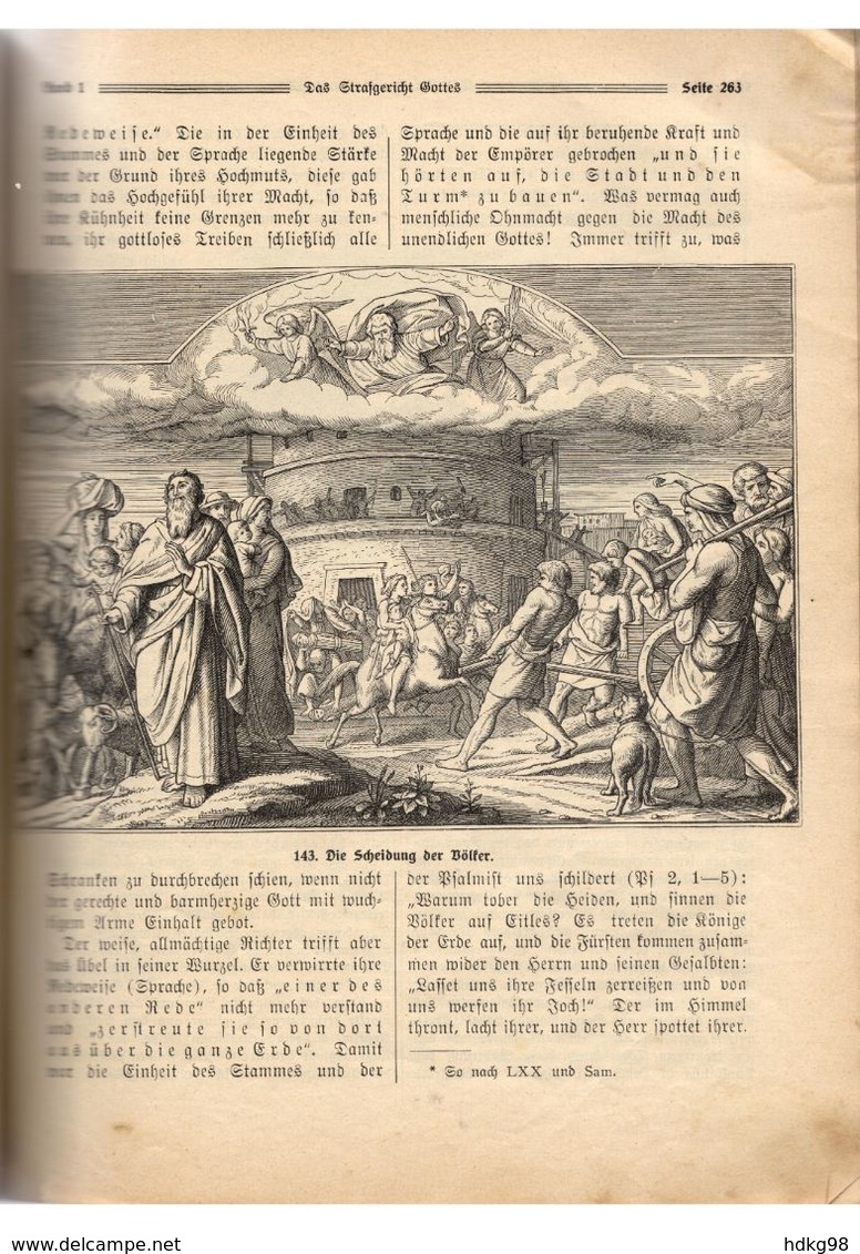 ZXB 1911 Die Heilige Schrift. Geschichte des Alten Bundes. 2. Lieferung, 1. Band - 1911