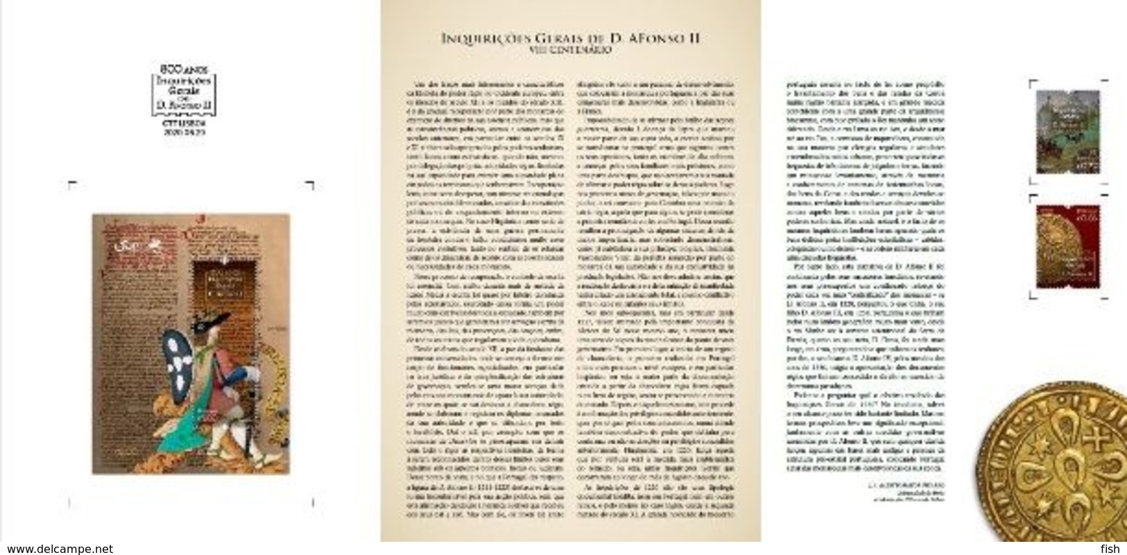 Portugal & PGSB 800 Years Of The D. Afonso II  General Inquiries 2020 (86429) - Carnets