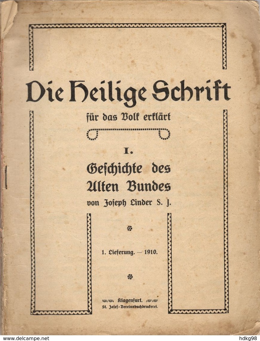 ZXB 1910 Die Heilige Schrift. Geschichte Des Alten Bundes. 1. Lieferung, 1. Band - 1910 - Jodendom