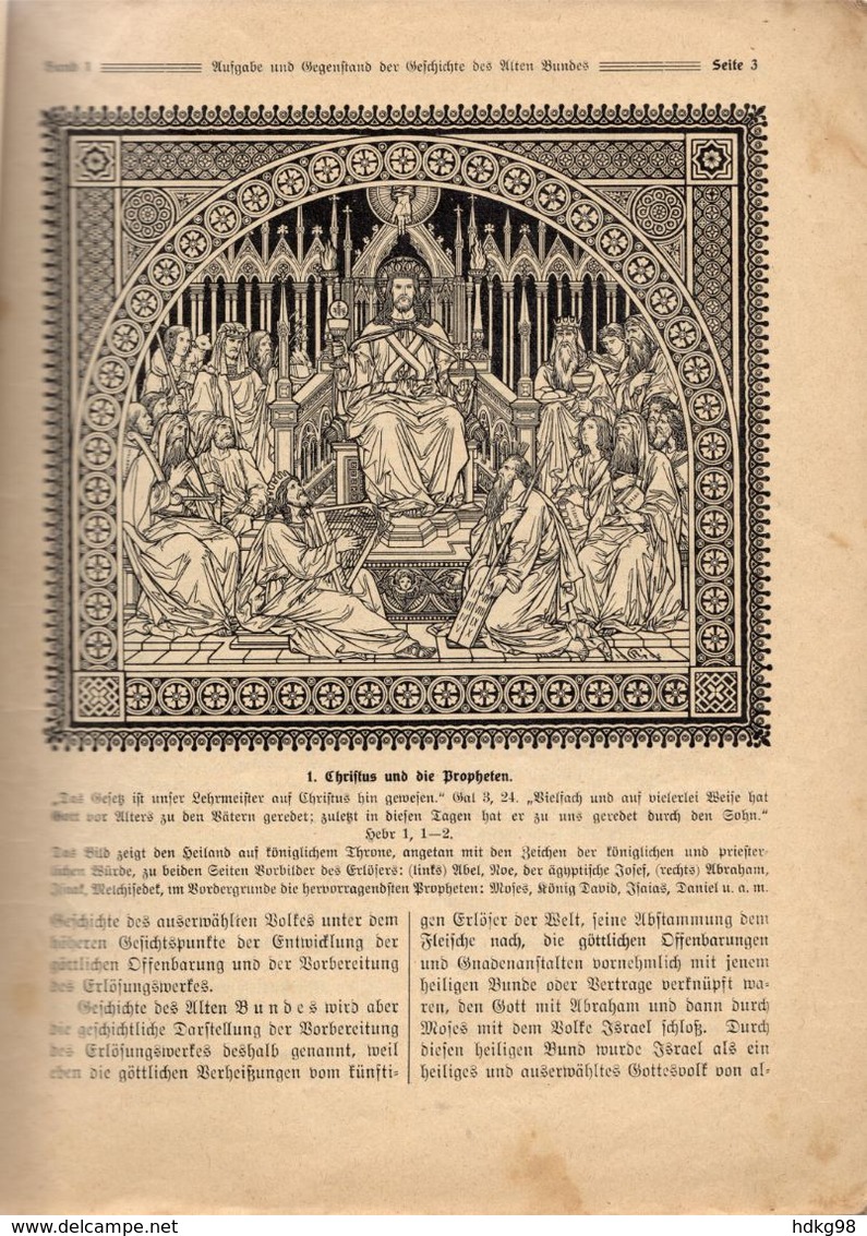 ZXB 1910 Die Heilige Schrift. Geschichte Des Alten Bundes. 1. Lieferung, 1. Band - 1910 - Judaïsme