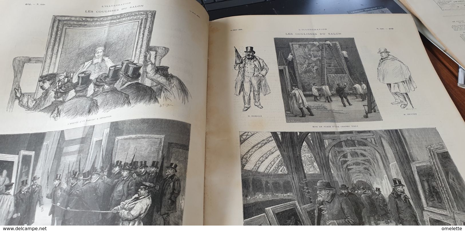 ILL 88 / SERMAISE BLANCHEFACE ACCIDENT /BORDEAUX PRESIDENT /SALON ARTISTES FRANCAIS /BAZAR CHARITE /GREVE  PANTIN VERRE - Zeitschriften - Vor 1900